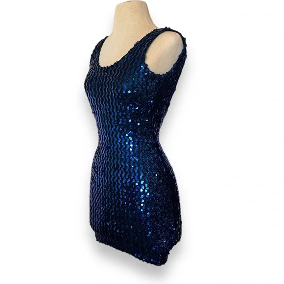 sequin 90s dress 90s Beaded Silk Dress main image 1